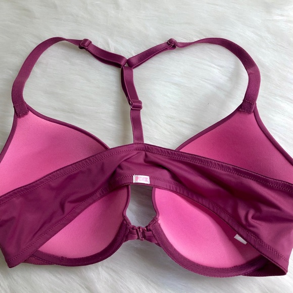 🏷SOLD PINK VICTORIA’S SECRET Berry Racerback Bra - Picture 6 of 8